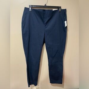 Old Navy Blue Trousers Classic Straight-Leg Design ~ NWT ⭐️